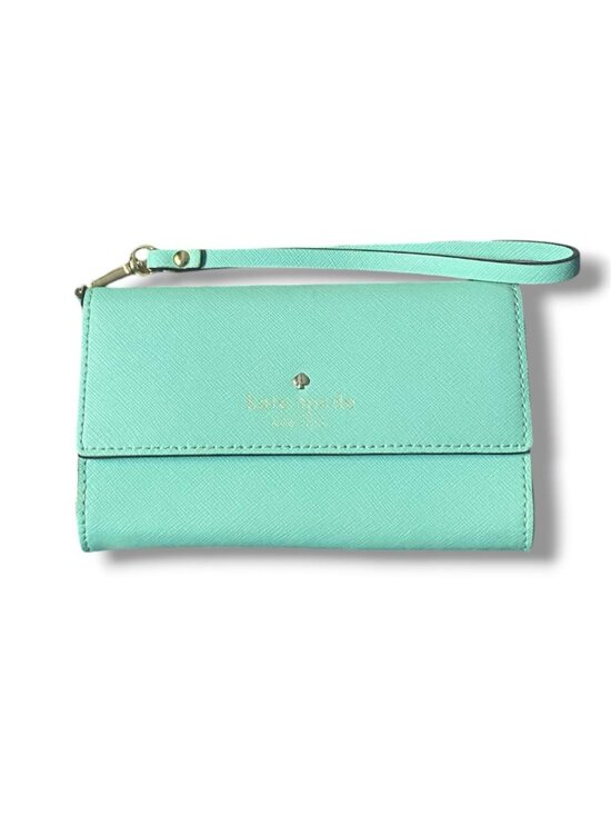 kate spade Handbags - KATE SPADE - Iphone Cases Phone Wristlet Leather 8ARU209 Wallet Pouch MINT GREEN